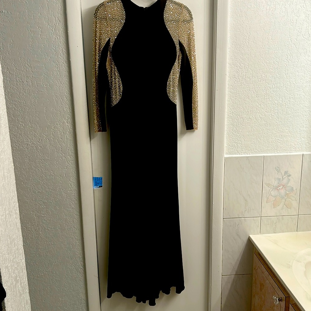 Black evening gown